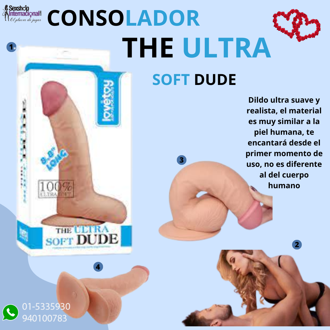 DILDO REALISTA THE ULTRA SOFT DUDE 